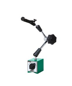 Phụ kiện đo lường Insize chính hãng gồm chân đế từ tính, đầu đo, cáp dữ liệu và kim đo ruby trên bàn đá granite